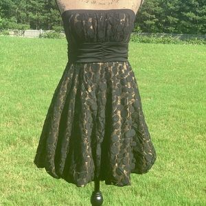 Strapless party dress